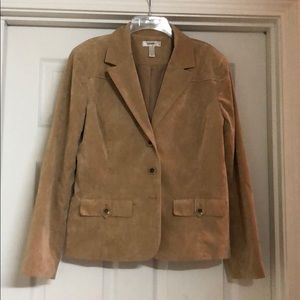 Women’s Tan Corduroy Blazer